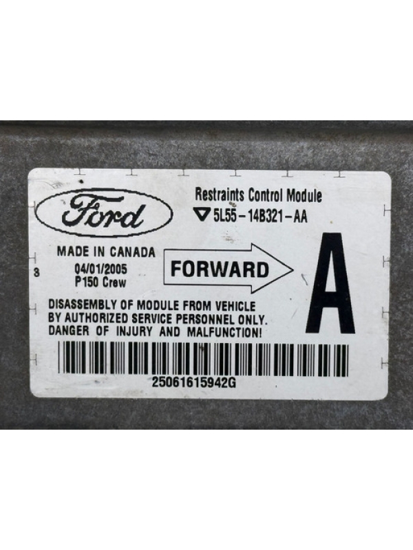 Módulo Airbag Ford Ranger 3.0 2006 2007 2008 2009 2010 2011.